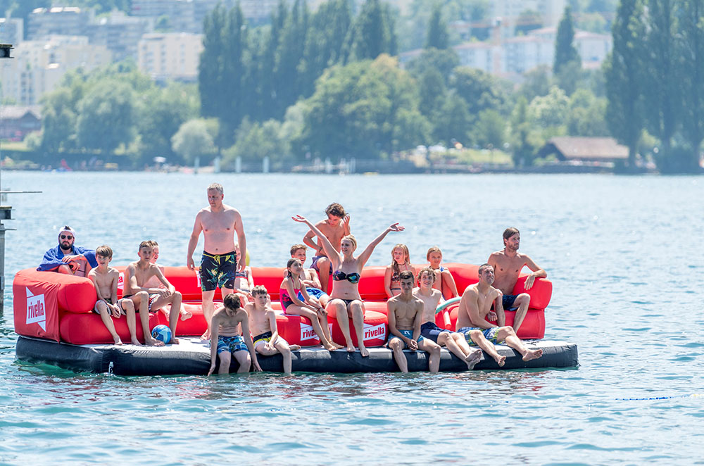 Schwimminseln Floating devices